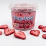 Freeze dried strawberry chips